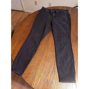Size 14 Rue21 Black Mid Rise Jeggings Denim Blue Jeans